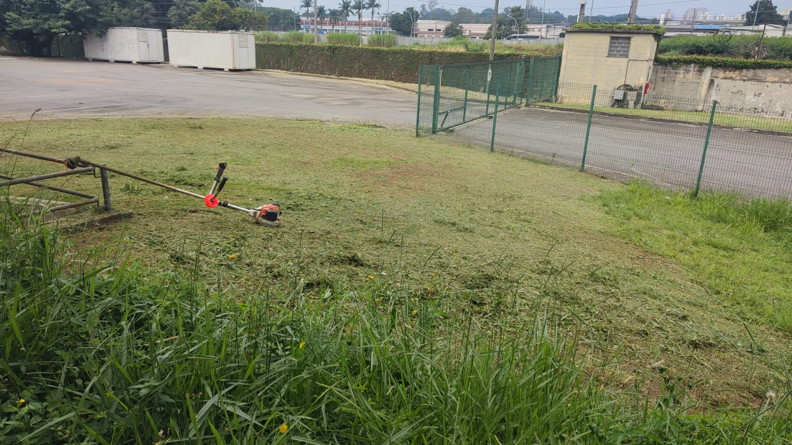 Área industrial em fase de finalização do serviço